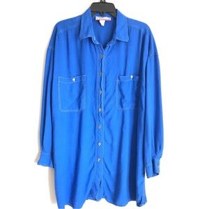 Vintage Forelli Moda International Y2K button down Tunic